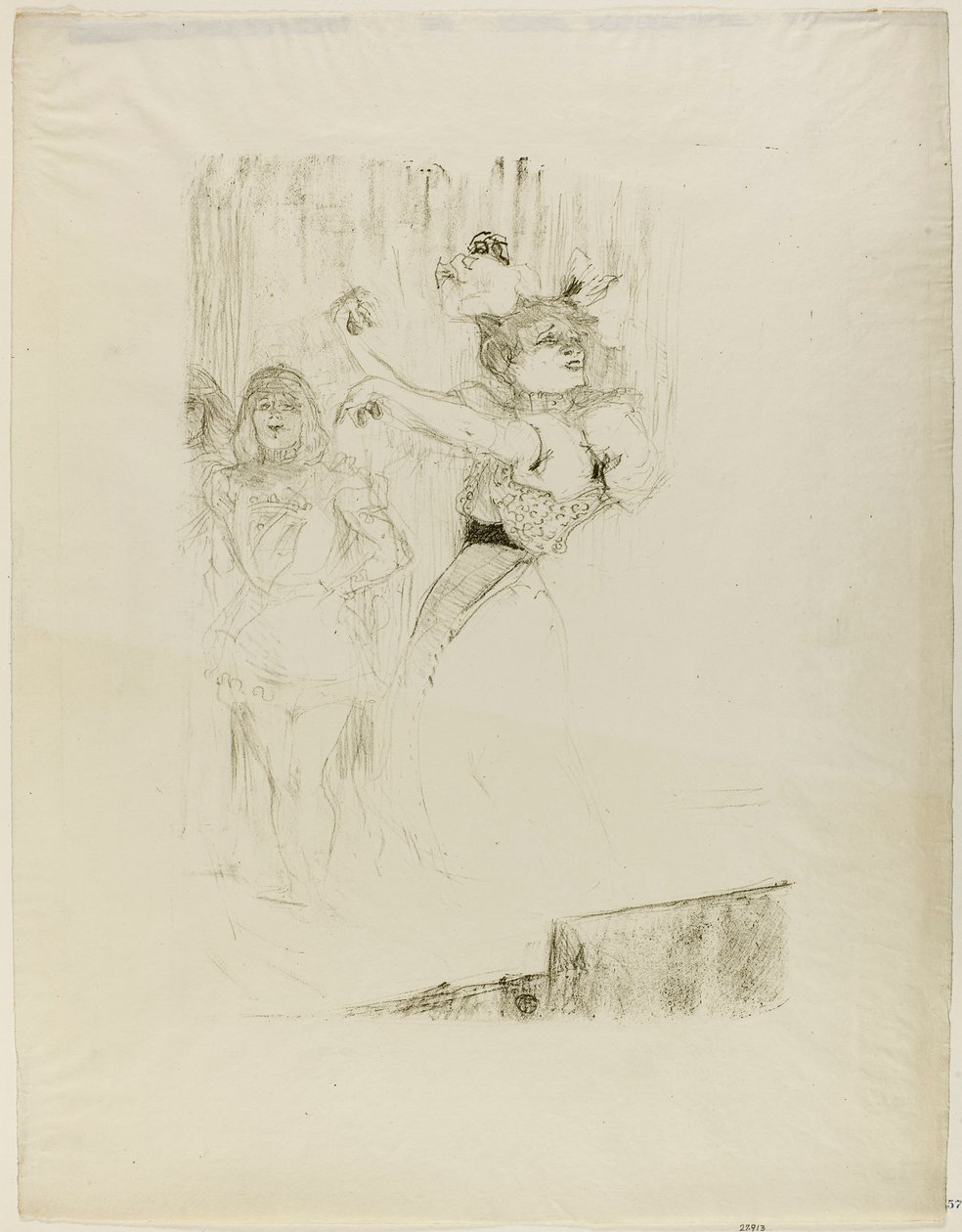 Lender tanzt den Bolero in Chilpéric von Henri de Toulouse-Lautrec