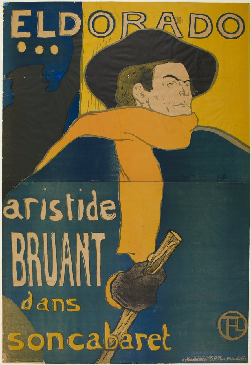 Les Ambassadeurs: Aristide Bruant von Henri de Toulouse-Lautrec