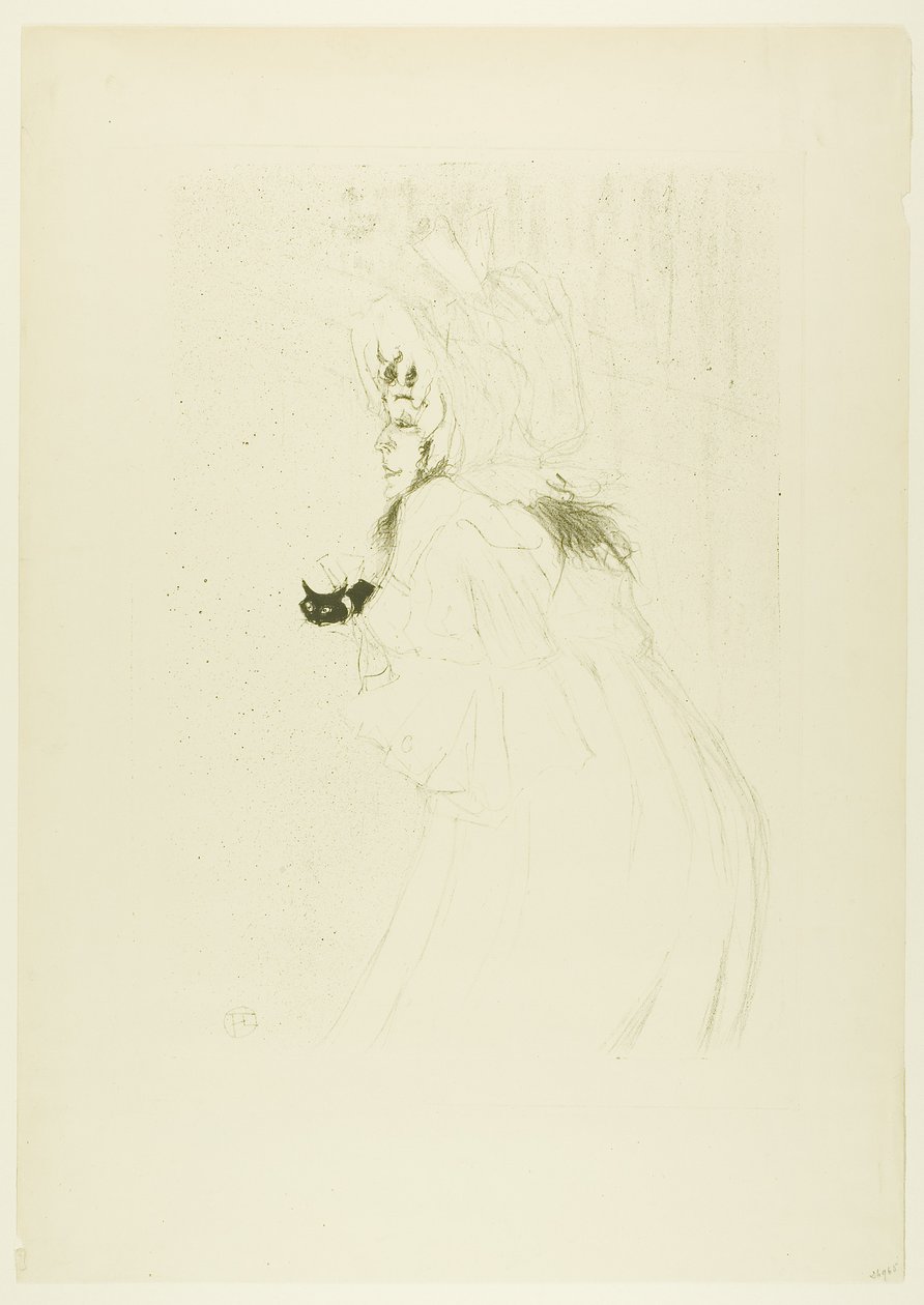 Miss May Belfort verbeugt sich von Henri de Toulouse-Lautrec