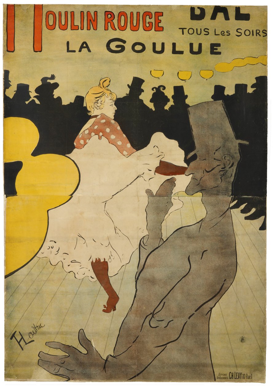 Moulin Rouge-La Goulue von Henri de Toulouse-Lautrec