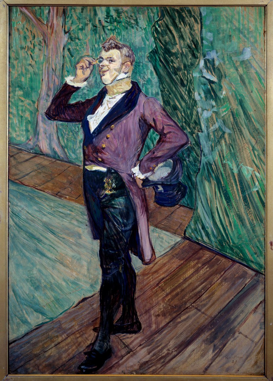 Ganzkörperporträt von Henry Samary (1865-1902) von der Comédie-Française von Henri de Toulouse Lautrec