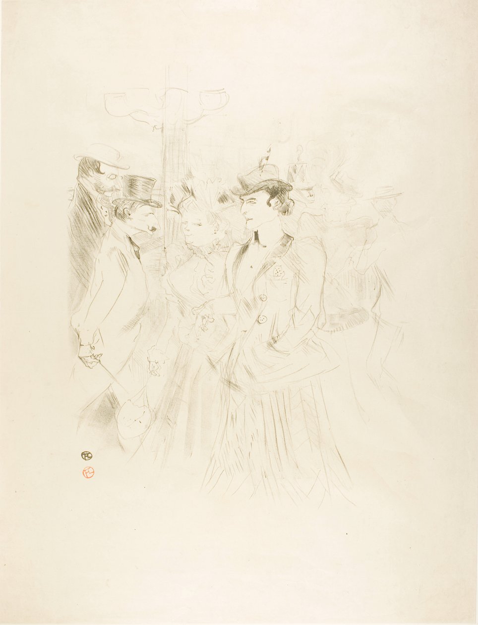 Promenade von Henri de Toulouse-Lautrec