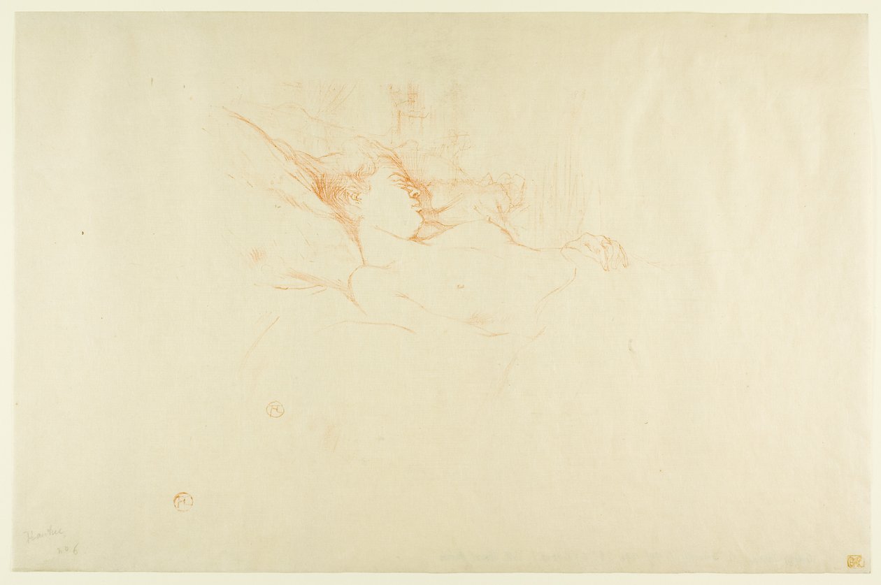 Schlaf von Henri de Toulouse-Lautrec