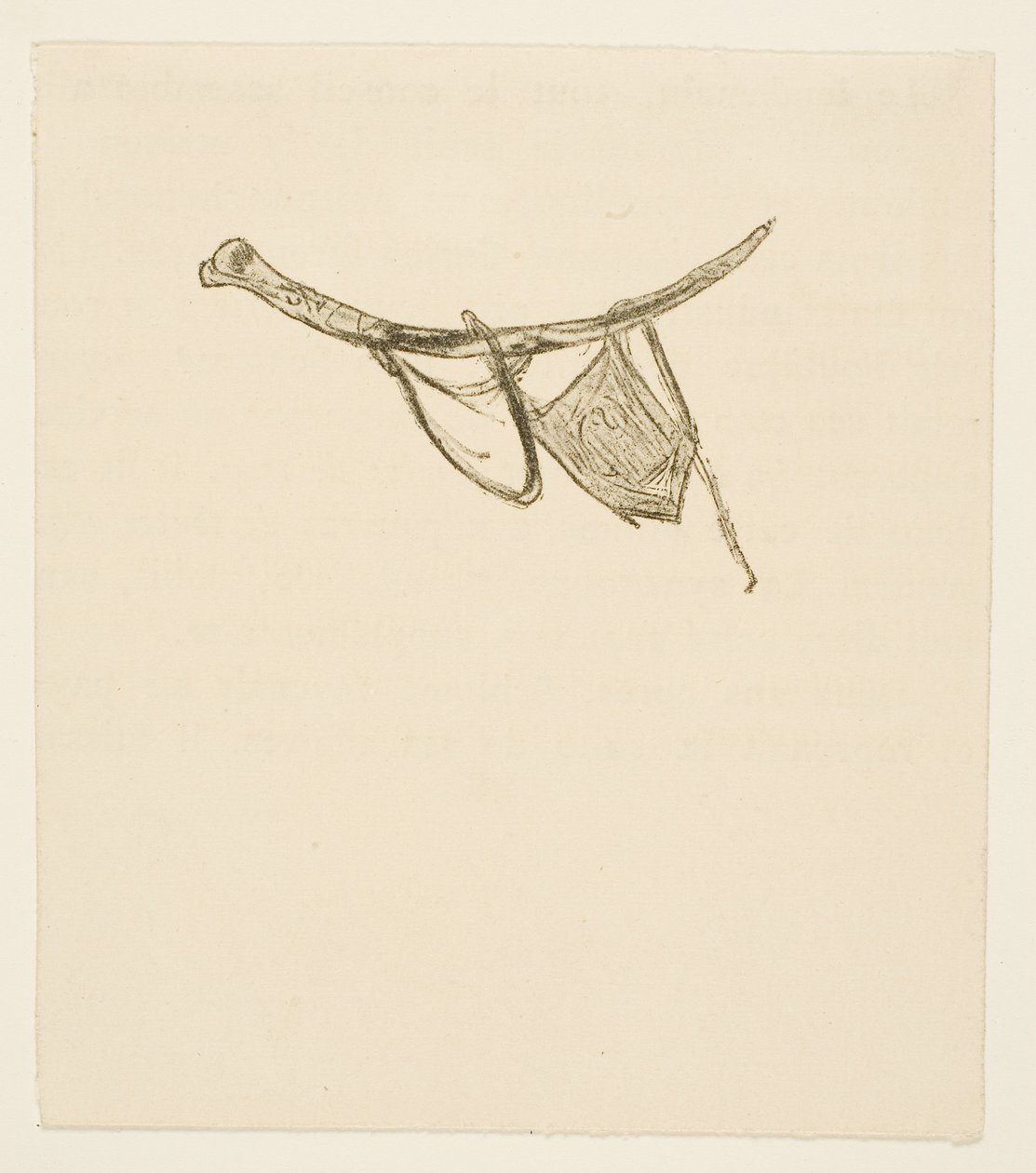 Schlussstück aus Au Pied du Sinaï von Henri de Toulouse-Lautrec