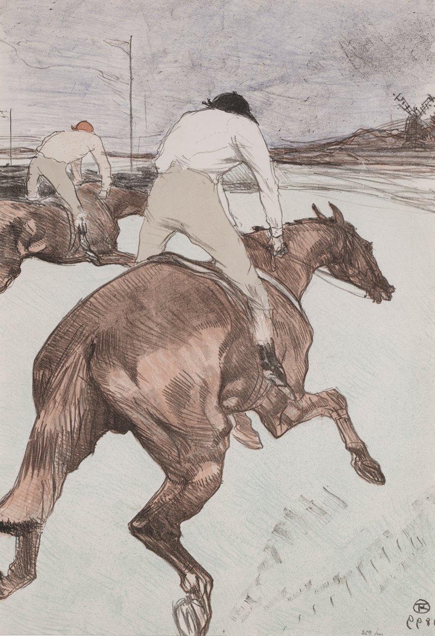 Der Jockey von Henri de Toulouse Lautrec