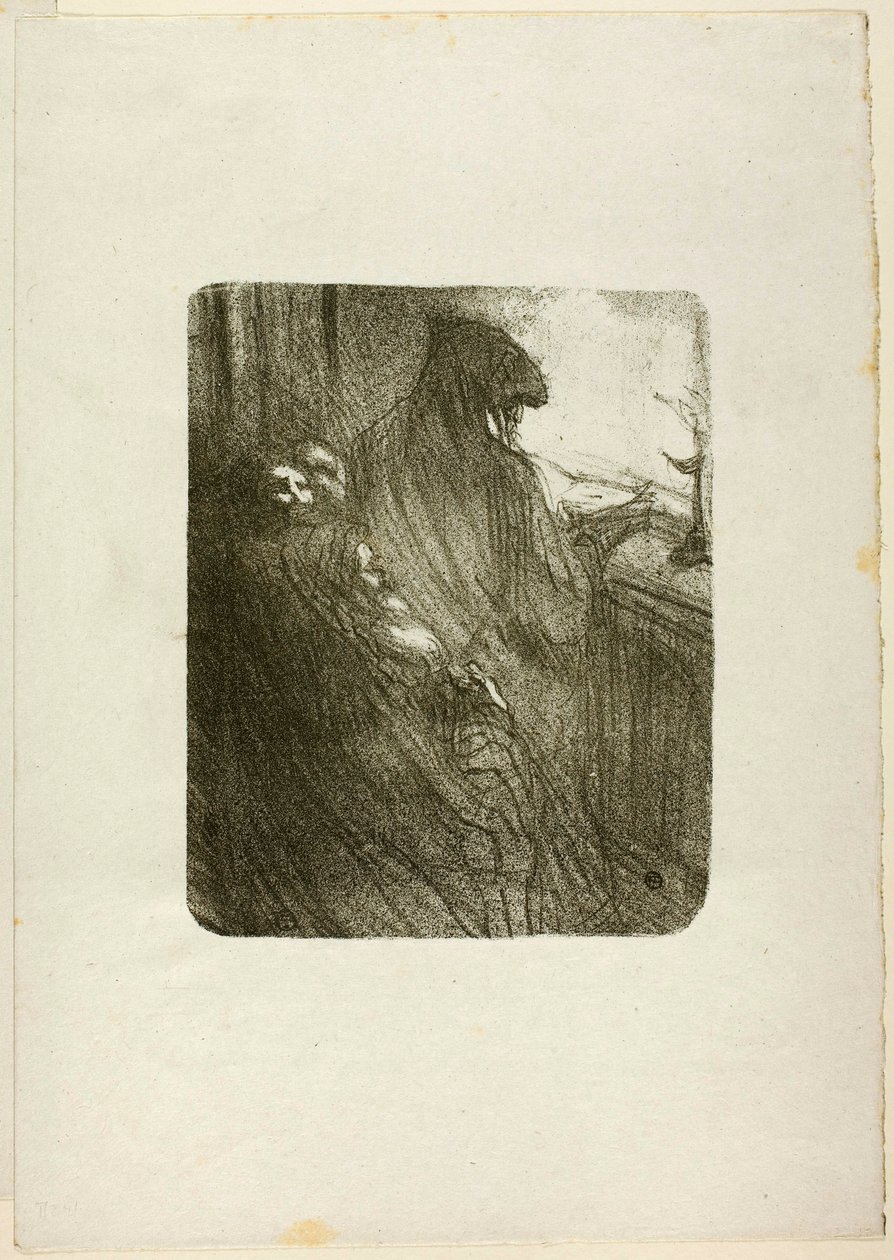 Das Gebet der polnischen Juden, aus Au Pied du Sinaï von Henri de Toulouse-Lautrec