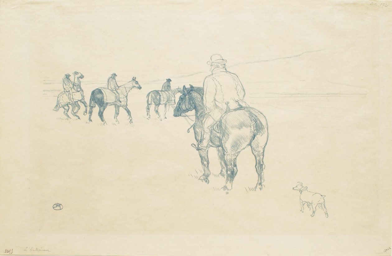 Der Trainer von Henri de Toulouse-Lautrec