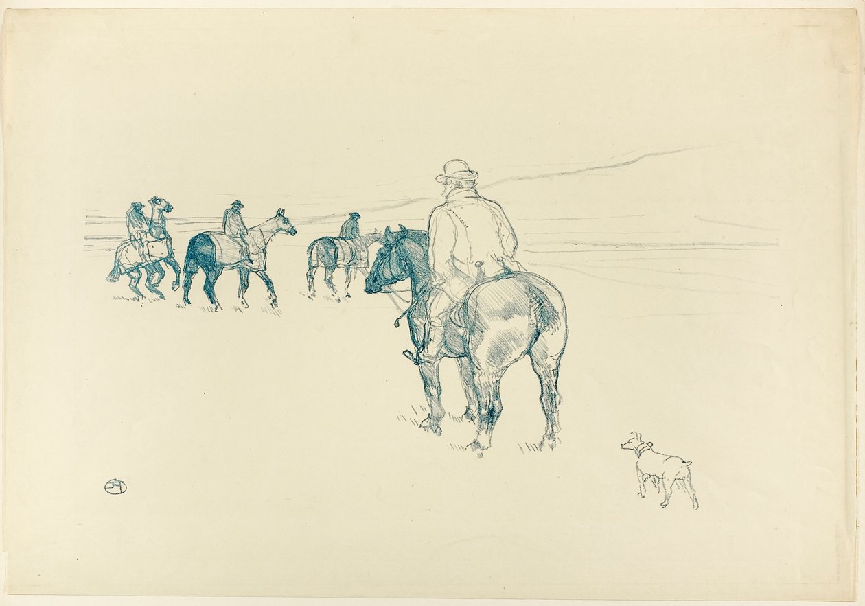 Der Trainer von Henri de Toulouse-Lautrec