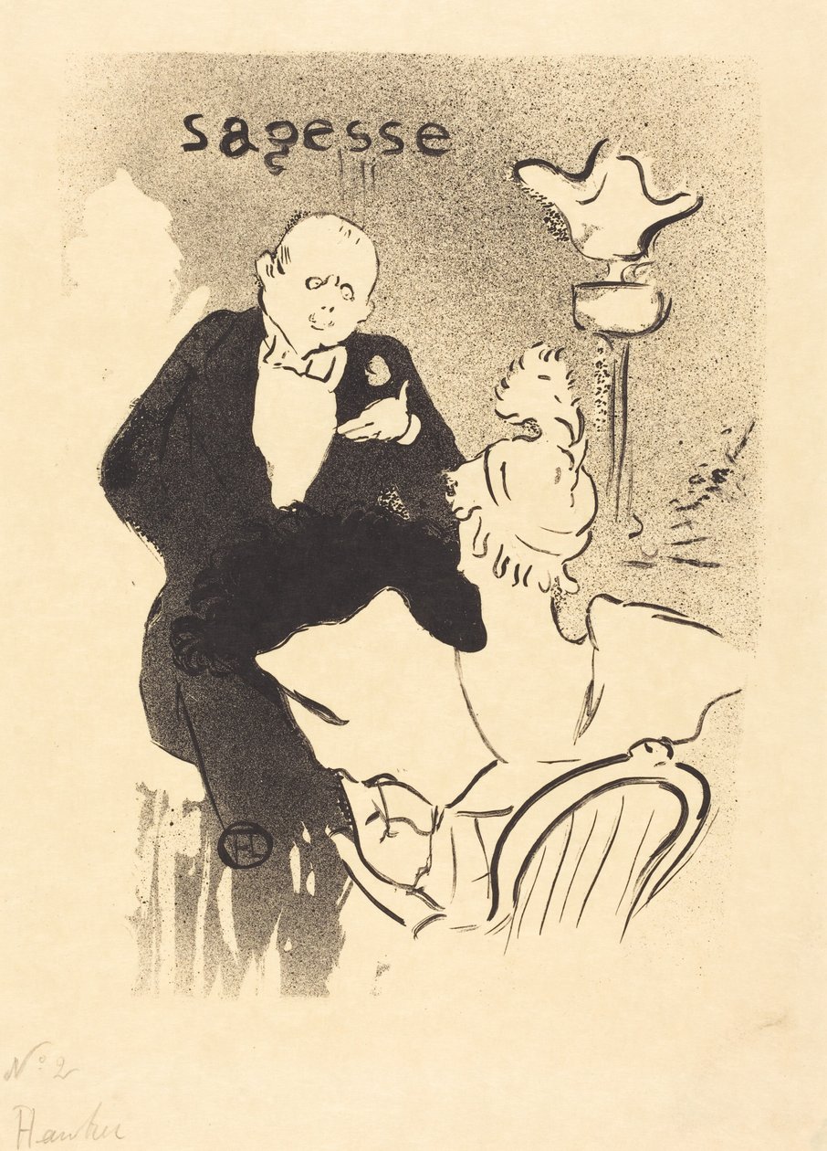 Weisheit von Henri de Toulouse-Lautrec