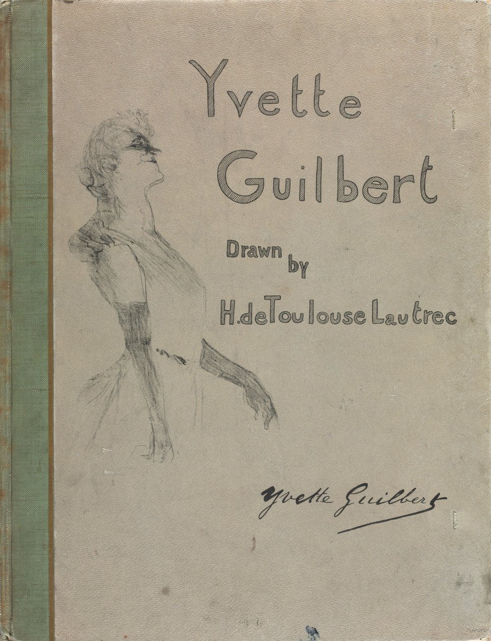 Yvette Guilbert-Englische Serie von Henri de Toulouse-Lautrec