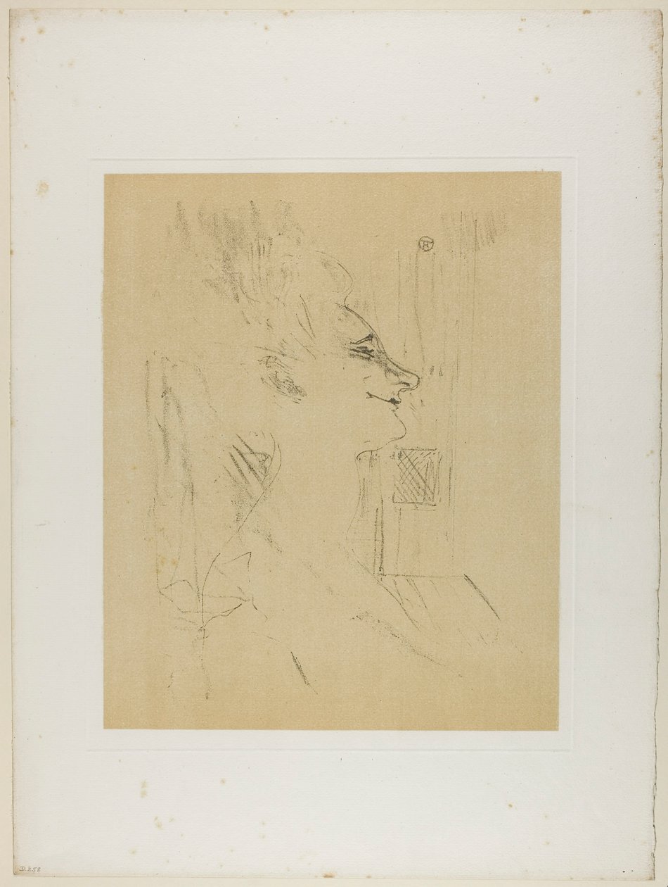 Yvette Guilbert—Soûlarde, von Yvette Guilbert von Henri de Toulouse-Lautrec
