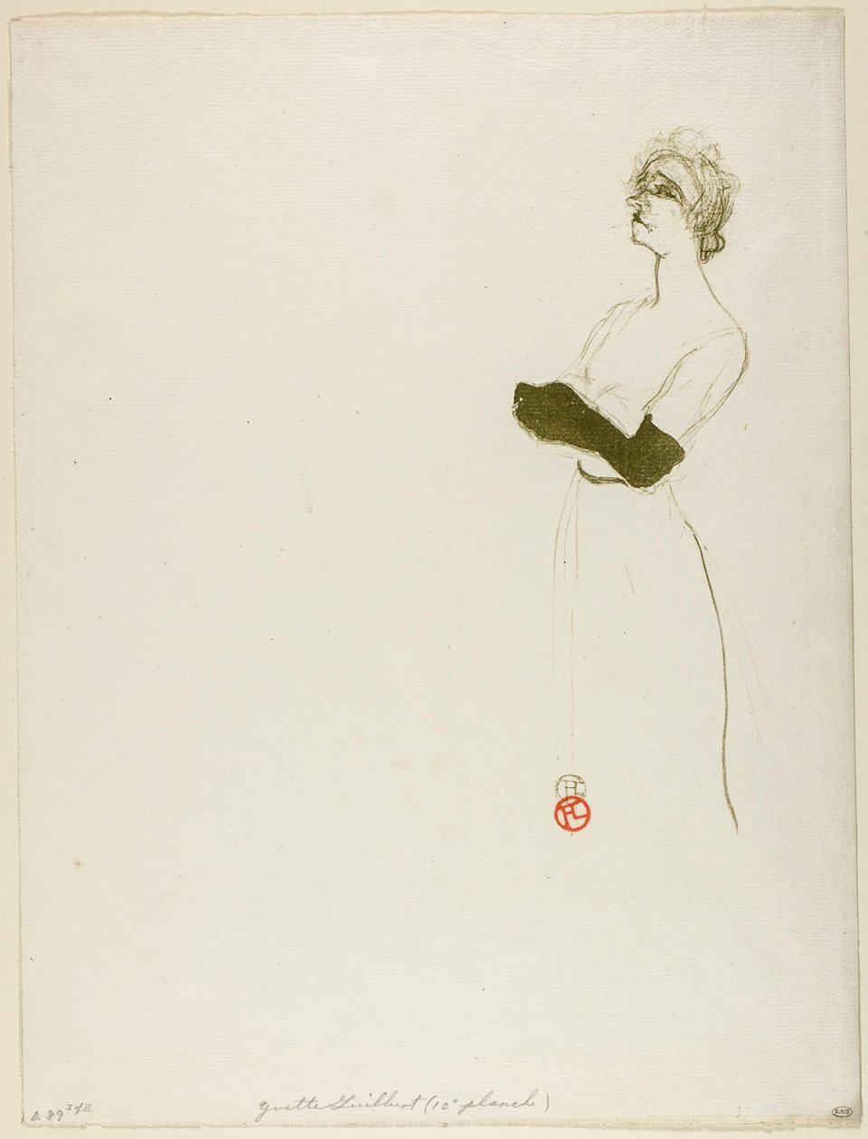 Yvette Guilbert von Henri de Toulouse-Lautrec