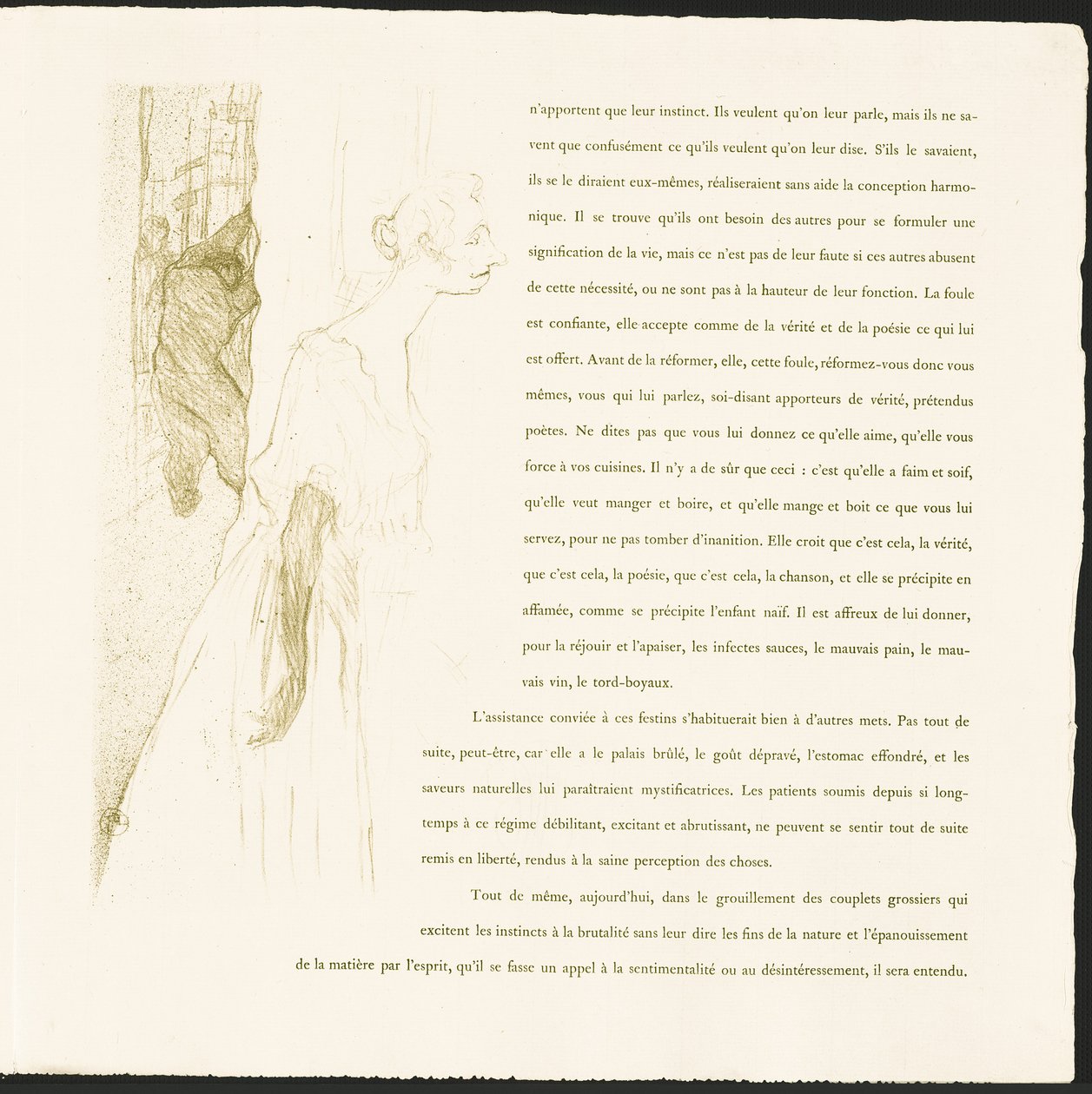 Yvette Guilbert von Henri de Toulouse-Lautrec