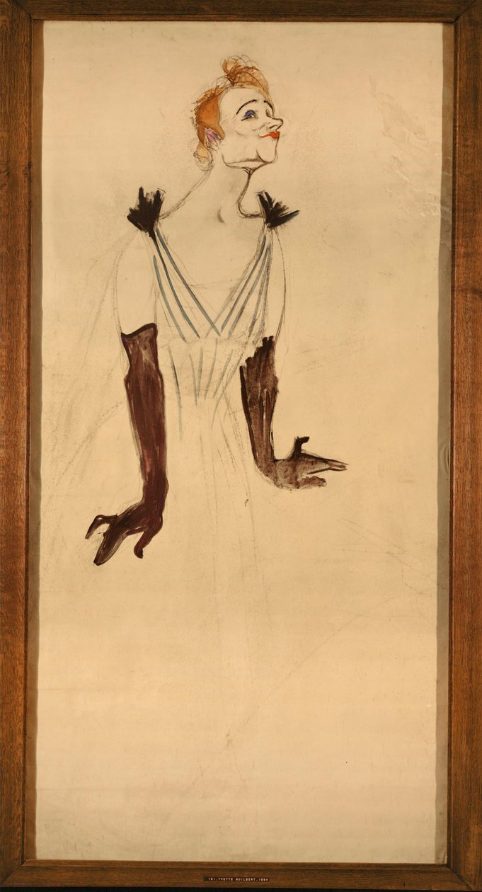 Yvette Guilbert von Henri de Toulouse-Lautrec