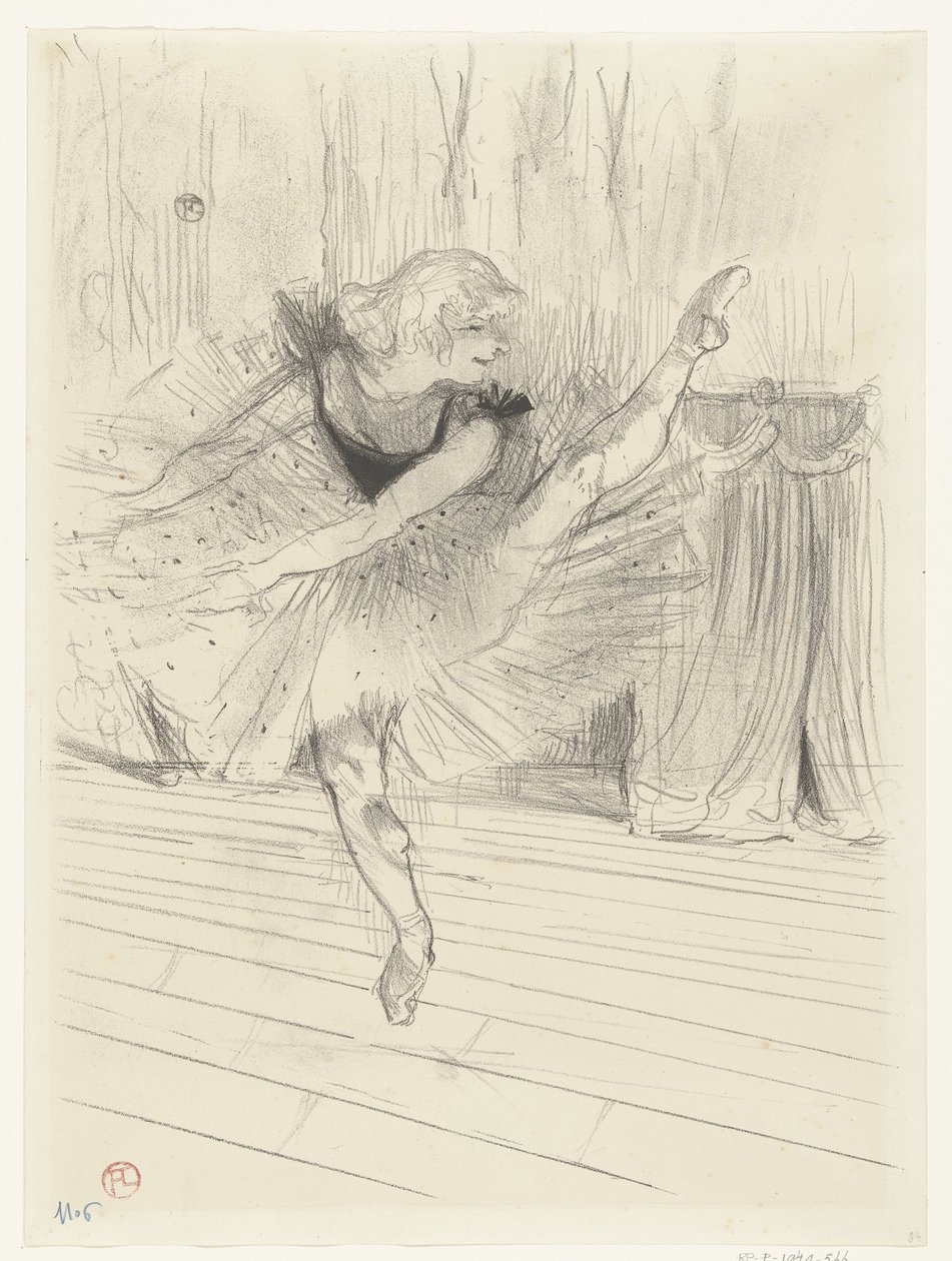 Porträt der Tänzerin Ida Heath von Henri de Toulouse Lautrec (signed by artist)
