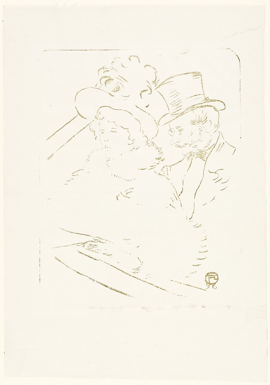 Beim Konzert von Henri de Toulouse Lautrec