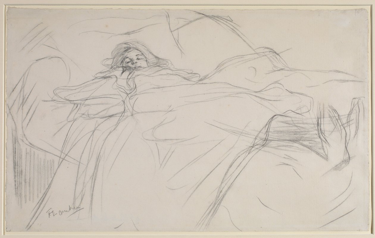 Im Bett, um 1896 von Henri de Toulouse Lautrec