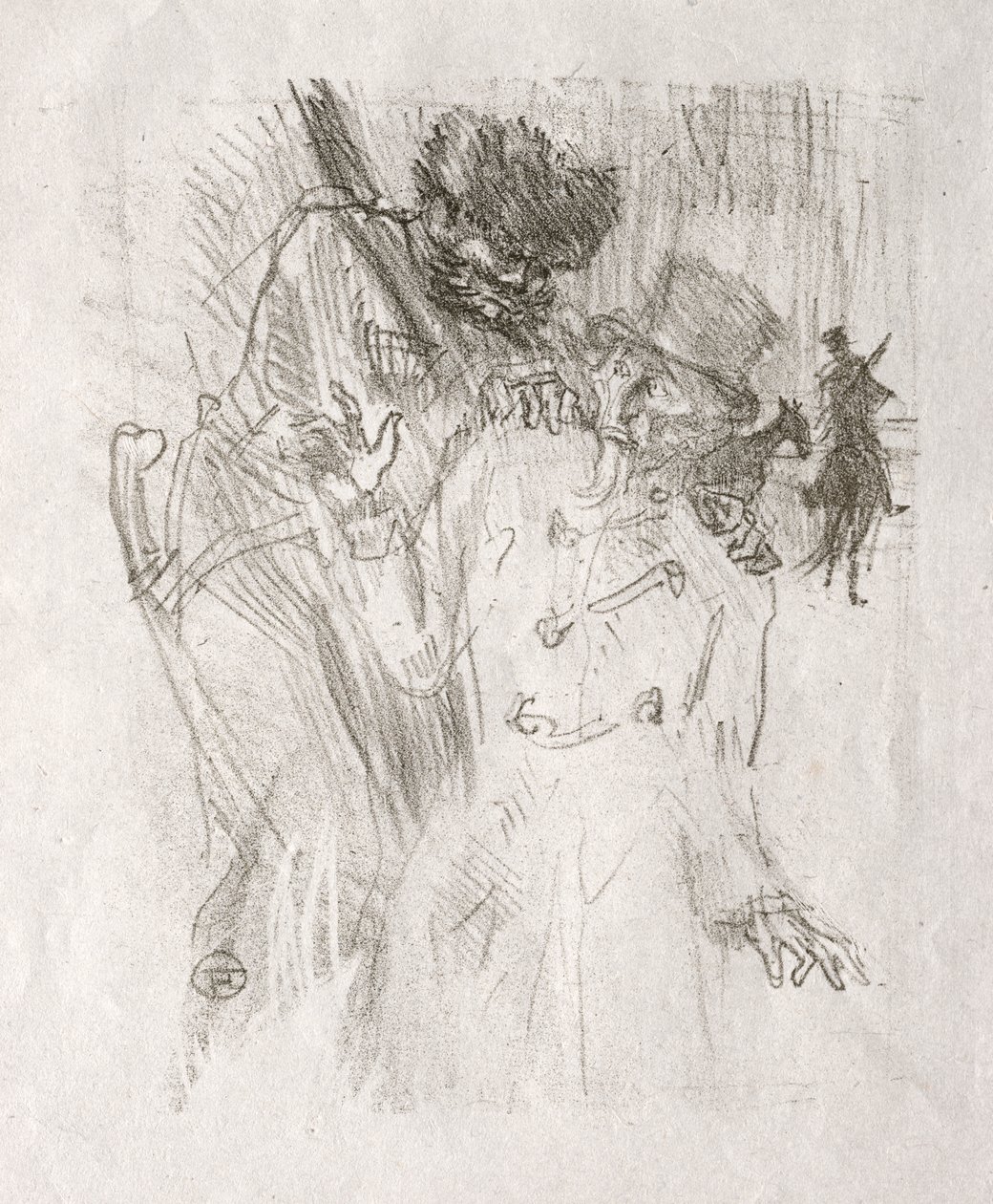 Am Fuße des Sinai: Verhaftung von Schlomé Fuss von Henri de Toulouse Lautrec