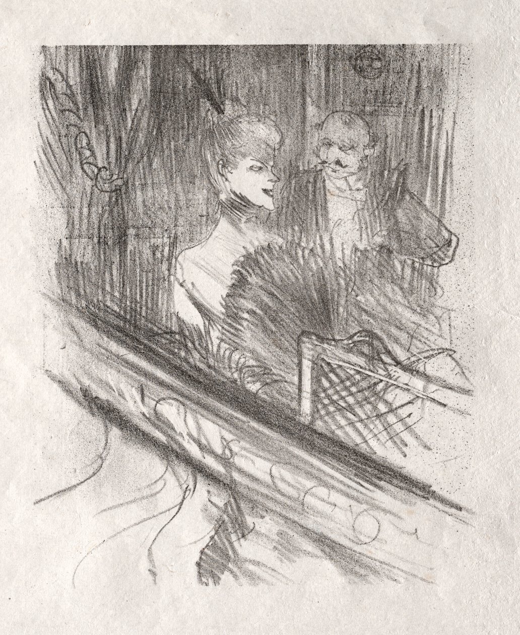 Am Fuße des Sinai: Der Baron Moses von Henri de Toulouse Lautrec
