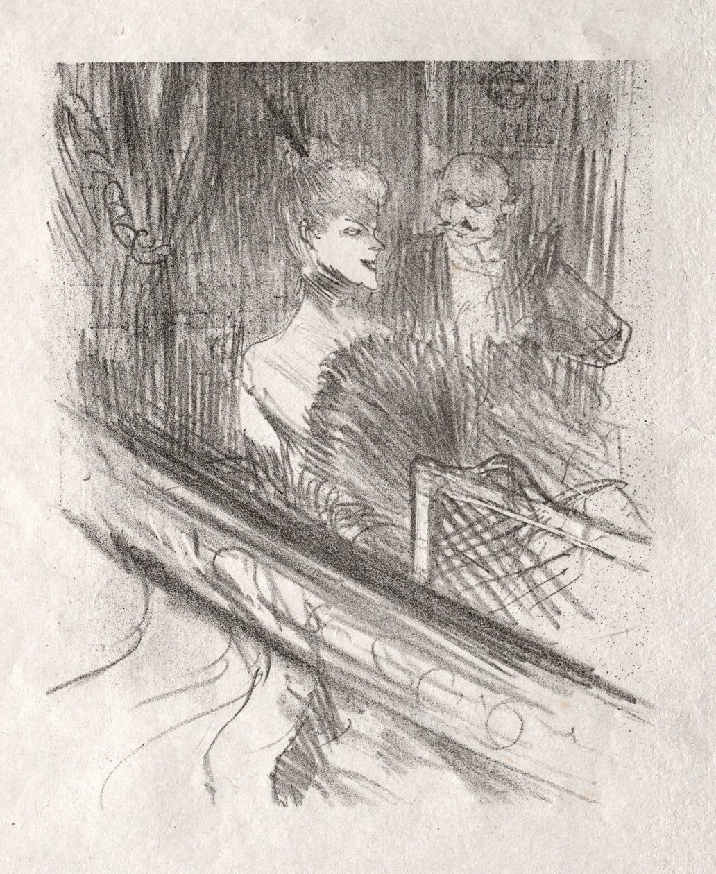Am Fuße des Sinai: Der Baron Moses, 1898 von Henri de Toulouse Lautrec