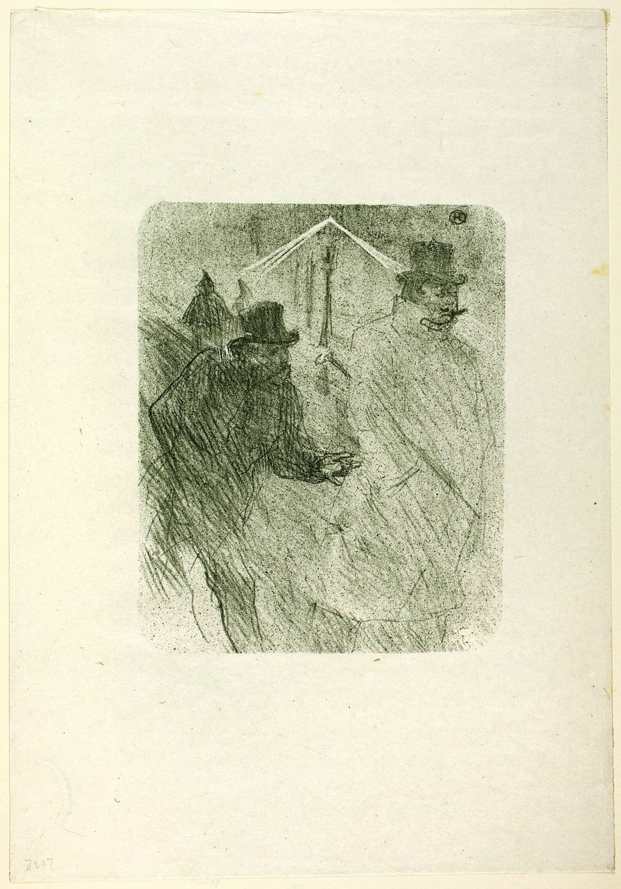 Baron Moïse Betteln, aus Au Pied du Sinaï von Henri de Toulouse Lautrec