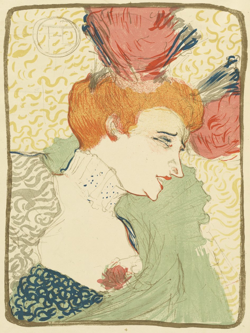 Büste von Mlle. Marcelle Lender von Henri de Toulouse Lautrec