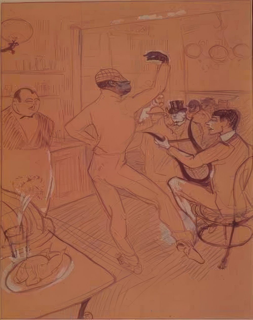 Tanzender Chocolat von Henri de Toulouse Lautrec