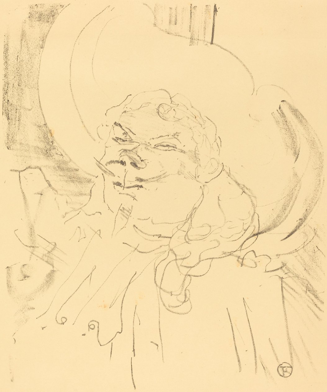 Coquelin der Ältere (Coquelin aine) von Henri de Toulouse Lautrec