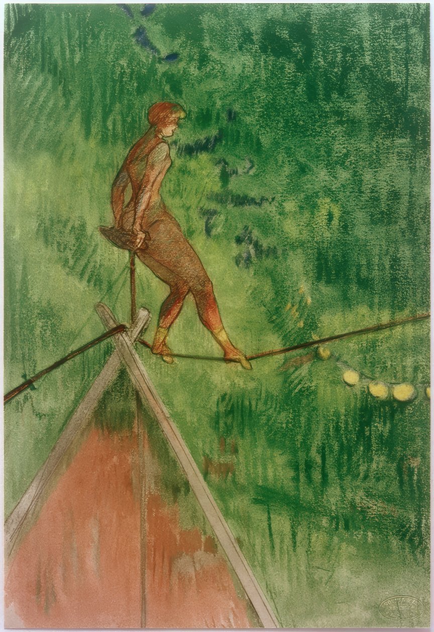 Seiltänzerin von Henri de Toulouse Lautrec