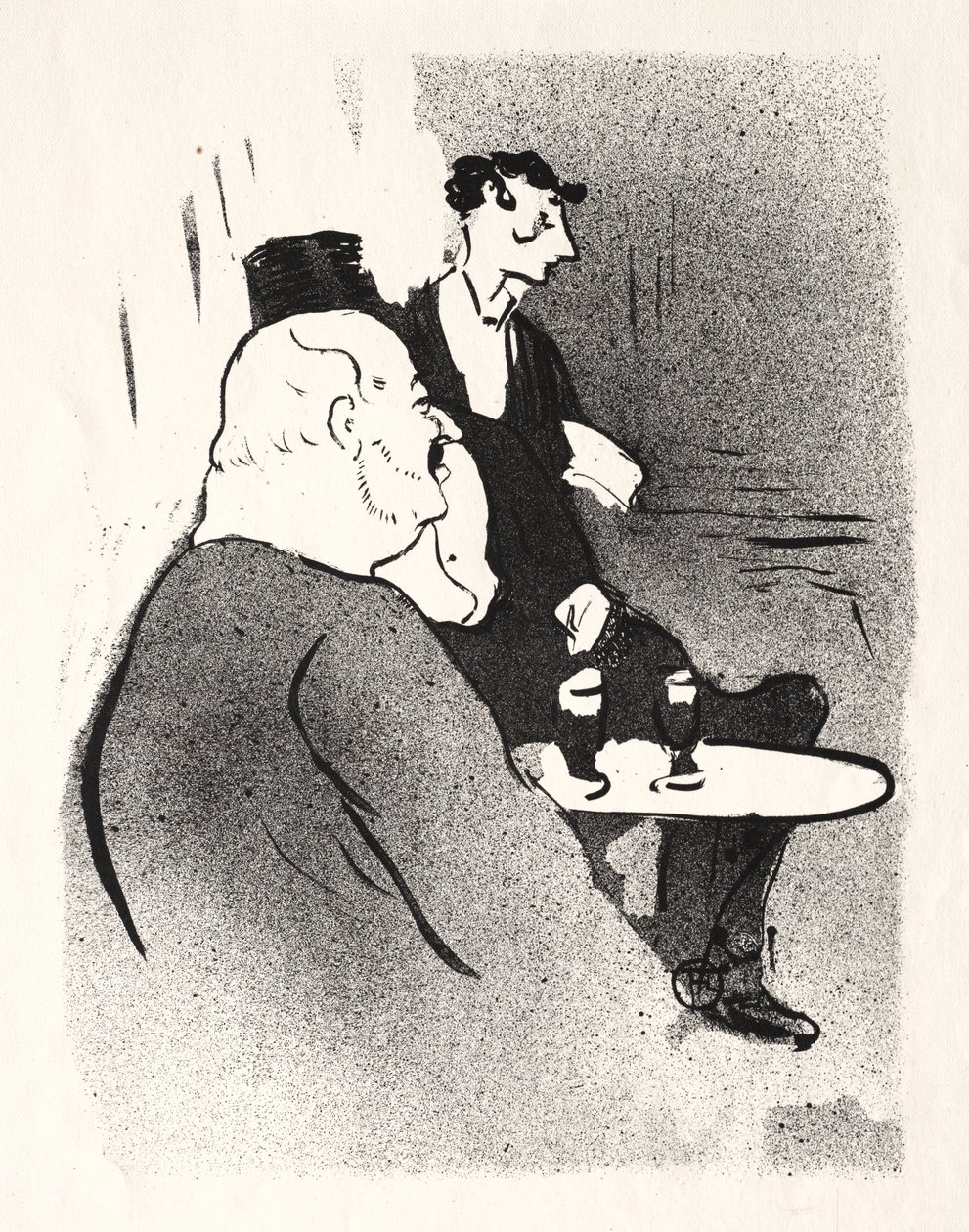 Ducarre bei den Botschaftern von Henri de Toulouse Lautrec