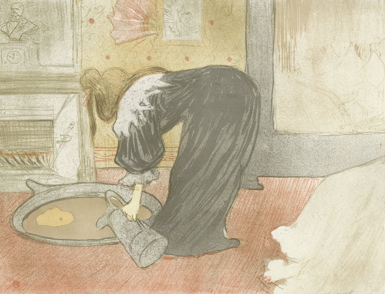 Elles: Frau in der Wanne von Henri de Toulouse Lautrec