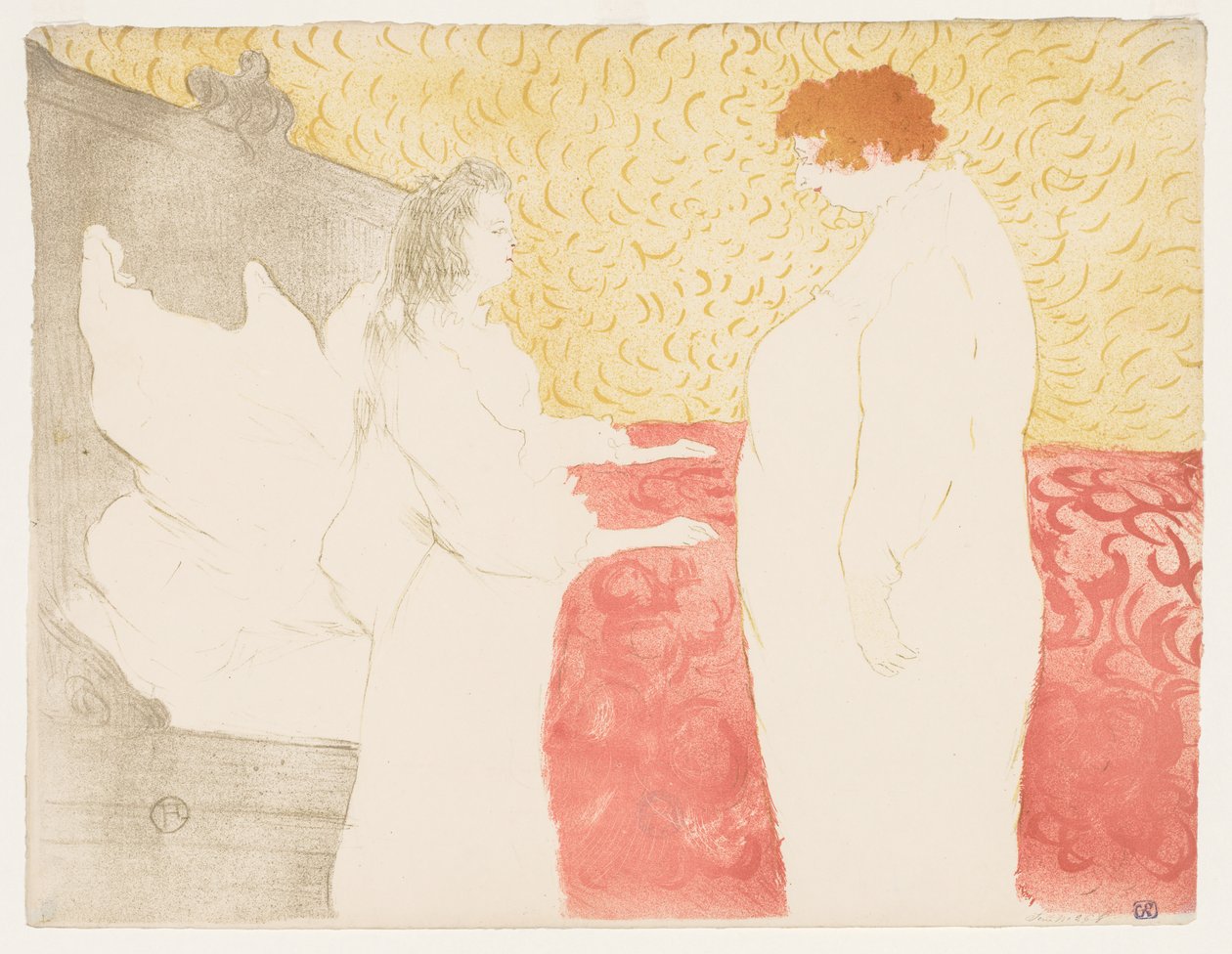 Elles: Frau im Bett, 1896 von Henri de Toulouse Lautrec