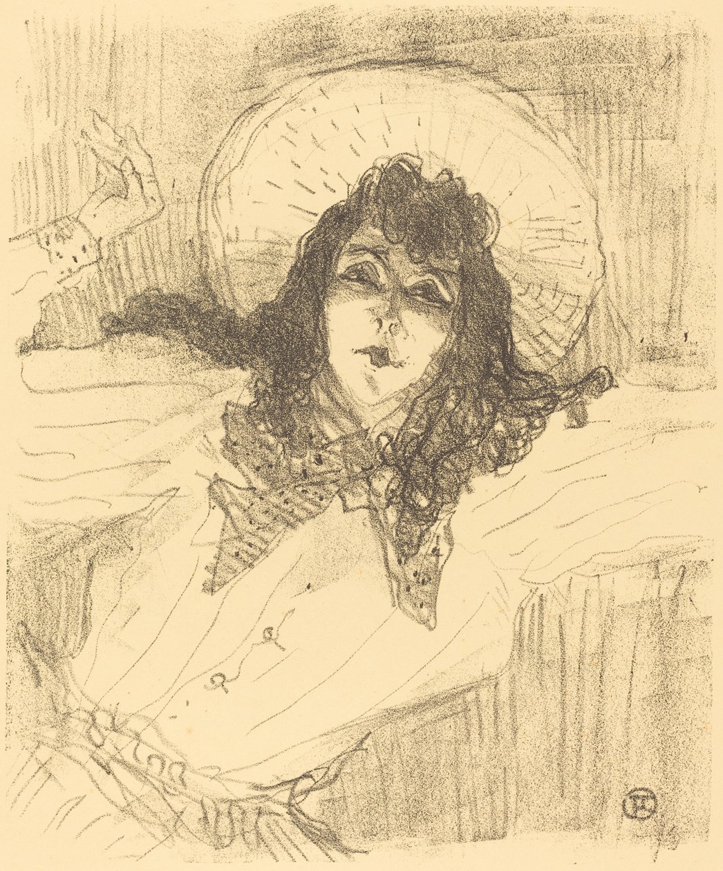 Eva Lavallière, 1896 von Henri de Toulouse Lautrec