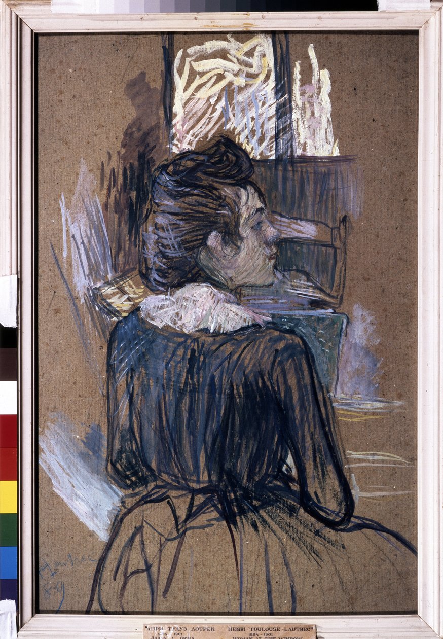 Frau am Fenster von Henri de Toulouse Lautrec