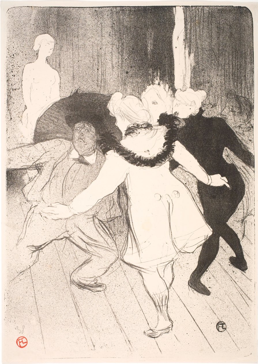 Folies Bergère. Die Schamhaftigkeit von Monsieur Prudhomme von Henri de Toulouse Lautrec