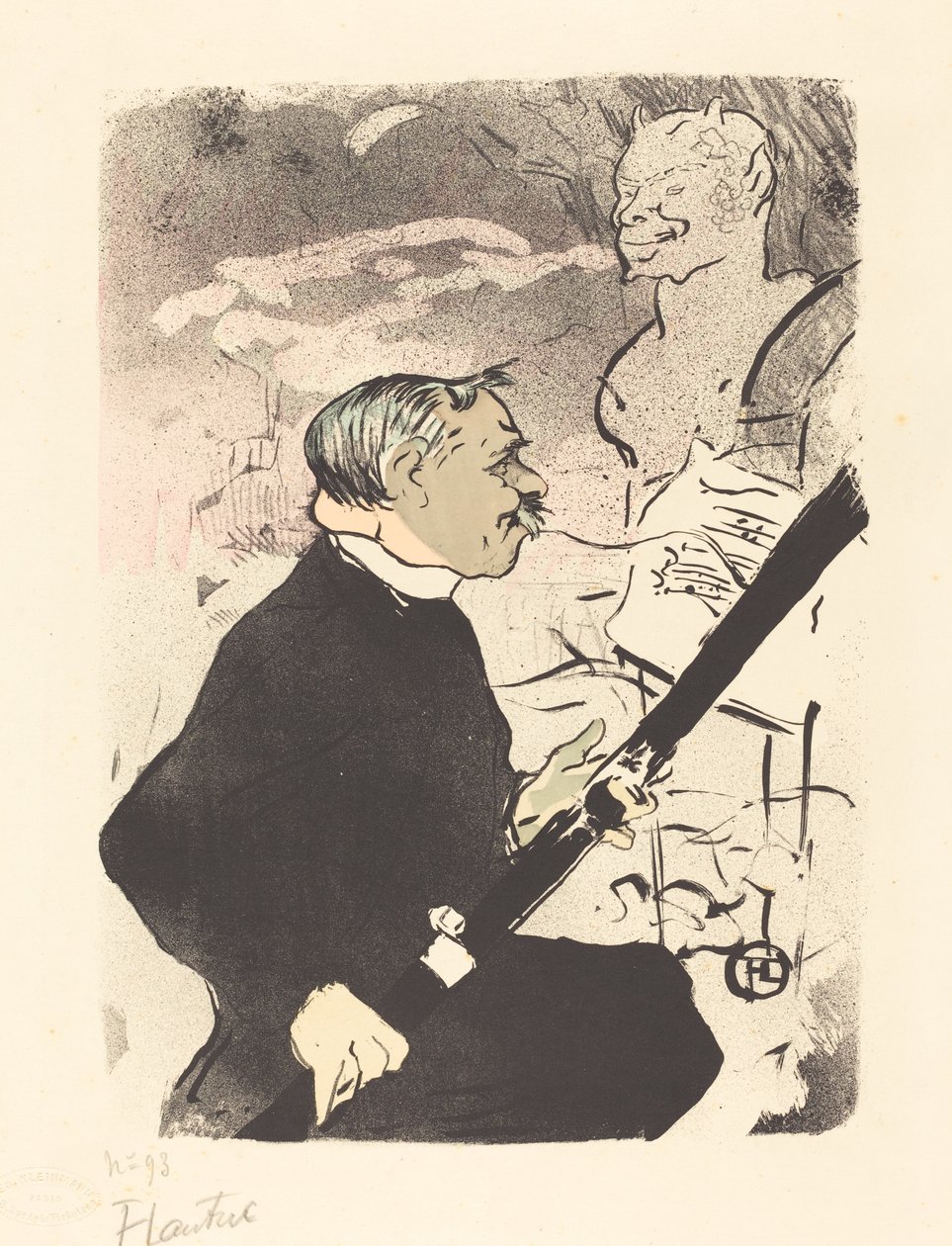 Für dich! von Henri de Toulouse Lautrec