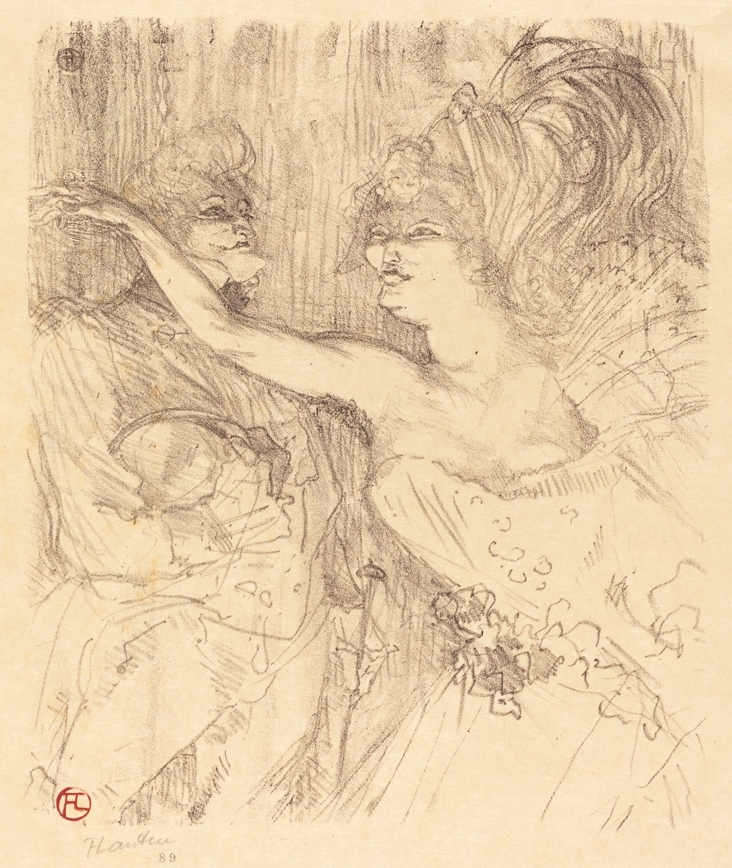 Guy und Mealy in Paris qui marche, 1898 von Henri de Toulouse Lautrec
