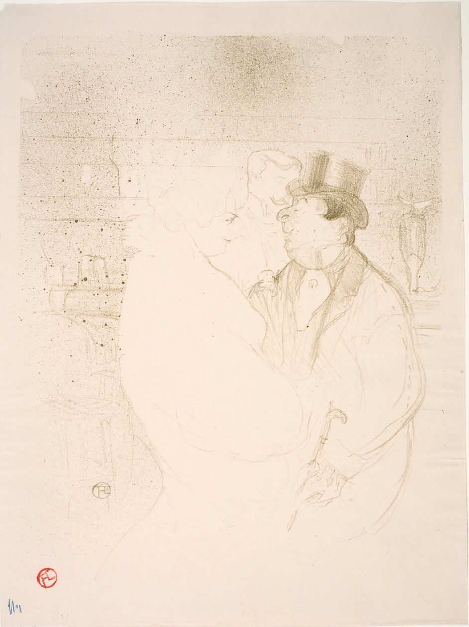 Ida Heath an der Bar von Henri de Toulouse Lautrec