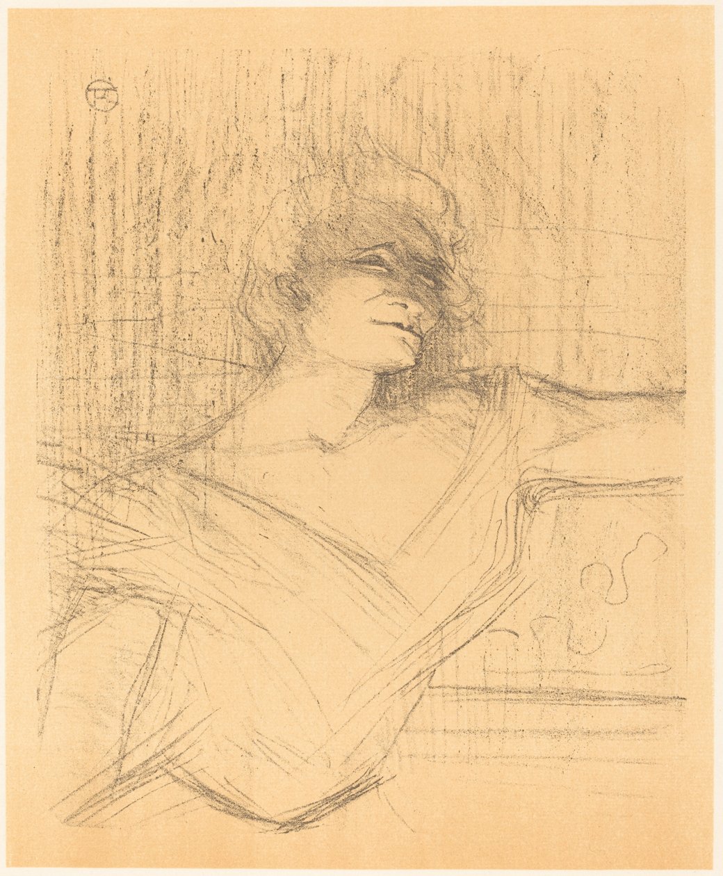 In "La glu" von Henri de Toulouse Lautrec