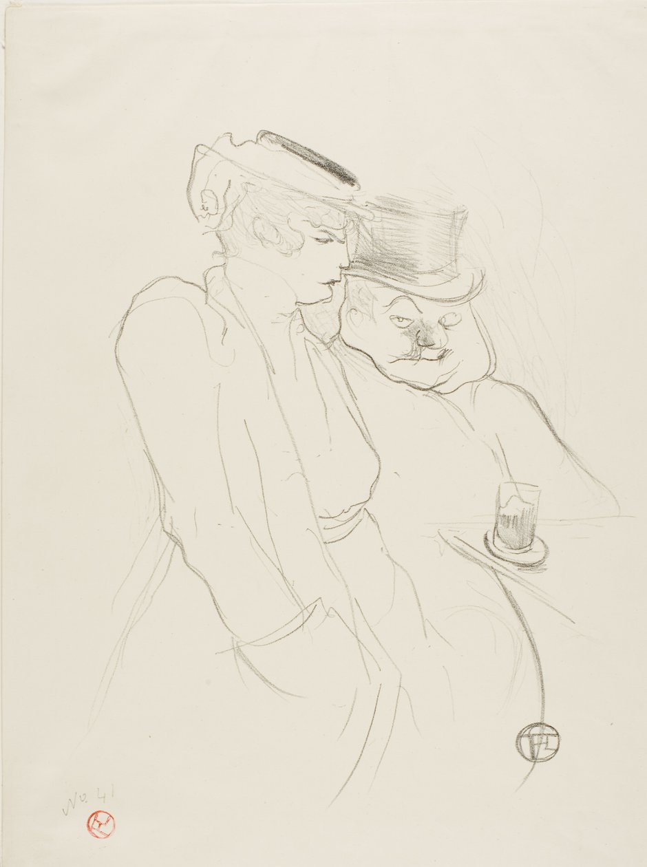 In ihren Vierzigern von Henri de Toulouse Lautrec
