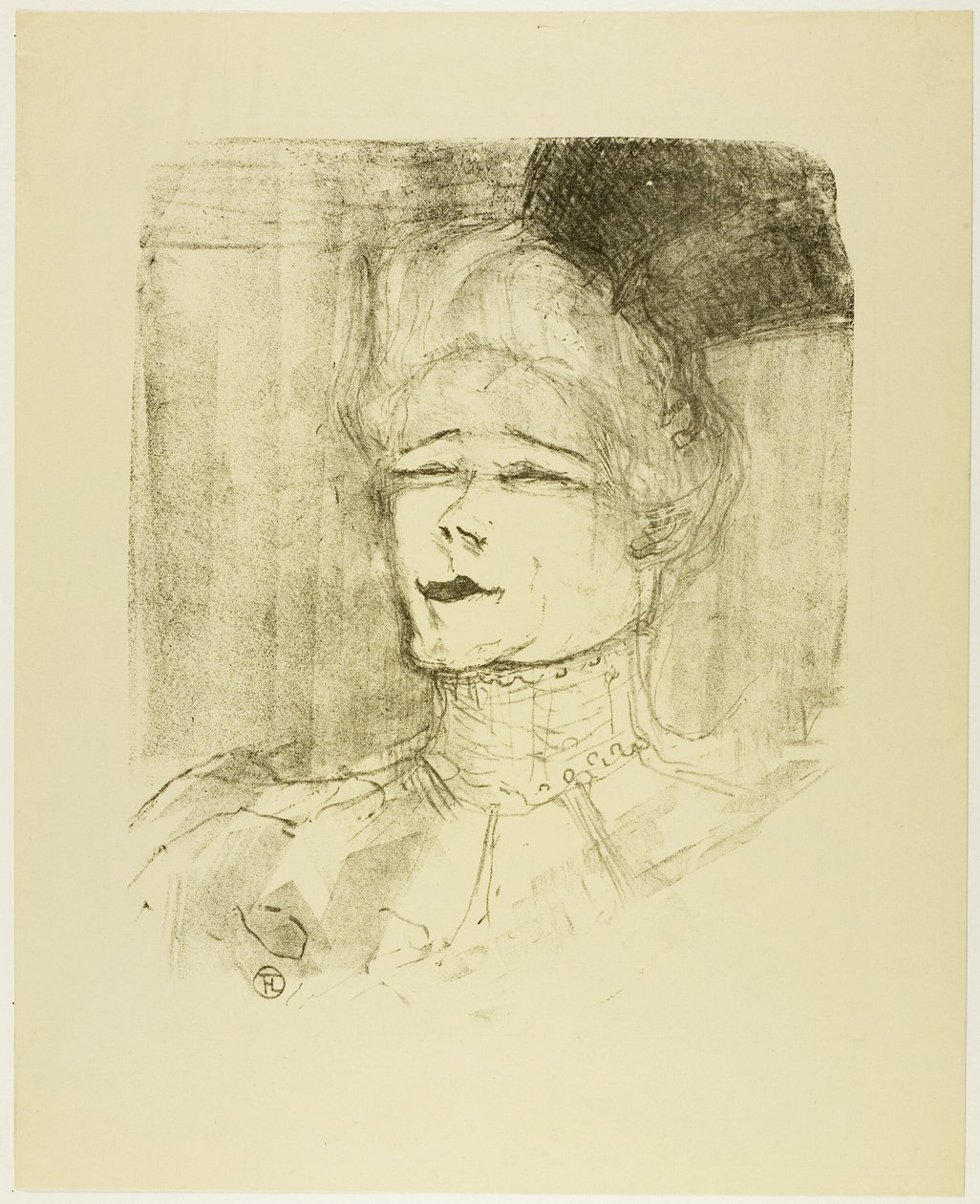 Jeanne Granier, aus Treize Lithographies von Henri de Toulouse Lautrec