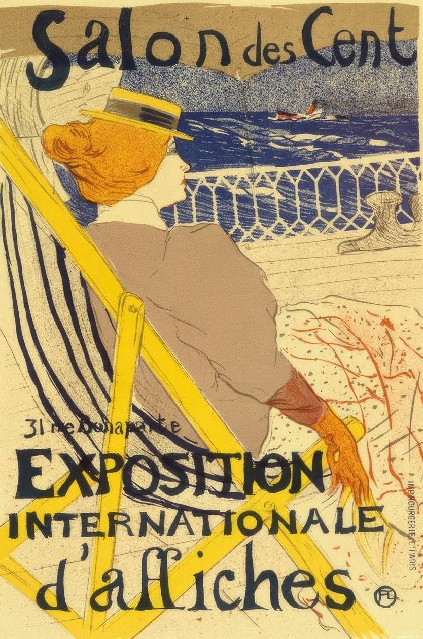 Die Passagierin von 54 oder Spaziergang auf der Yacht von Henri de Toulouse Lautrec