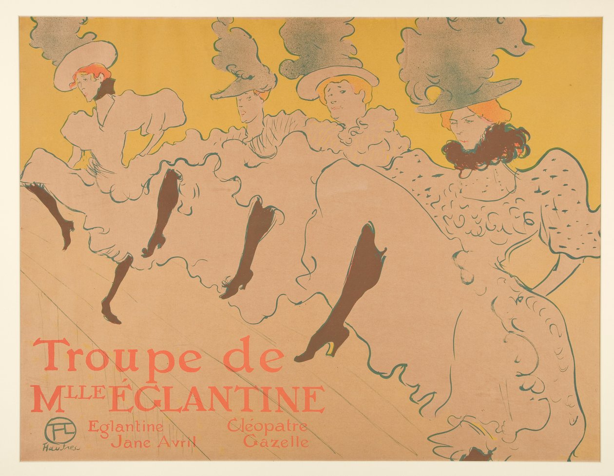 Die Truppe von Mademoiselle Eglantine von Henri de Toulouse Lautrec