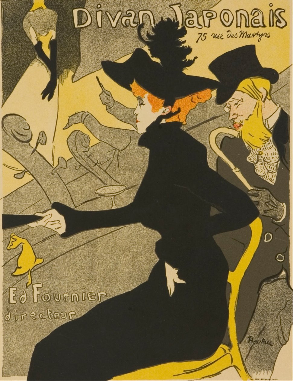 Le Divan Japonais von Henri de Toulouse Lautrec