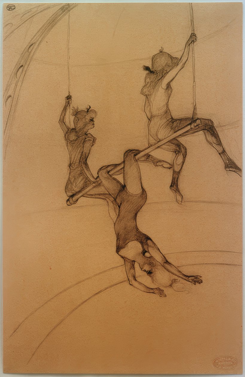 Das fliegende Trapez von Henri de Toulouse Lautrec