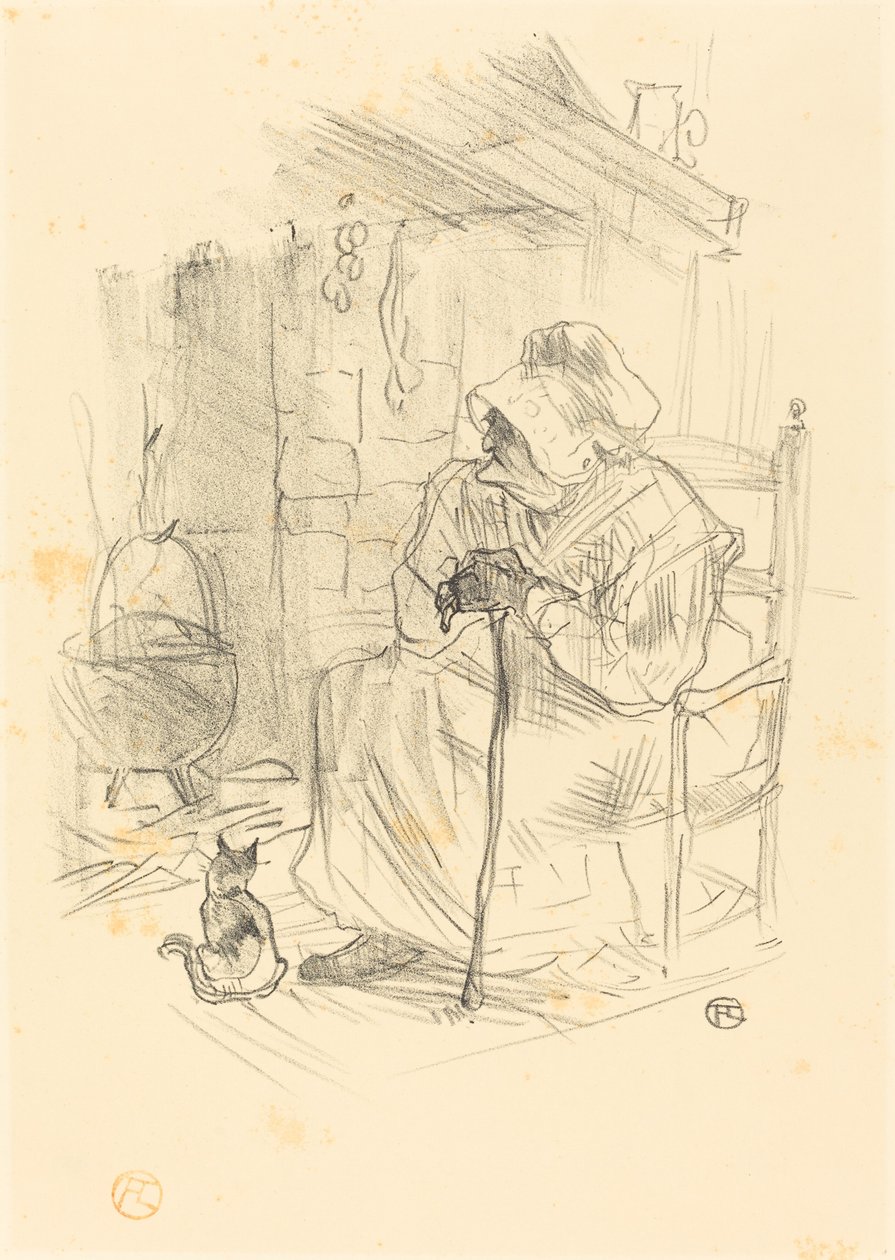 Das Geheimnis, 1895 von Henri de Toulouse Lautrec