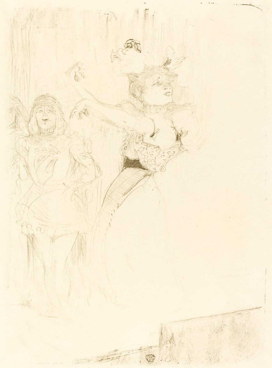Lender tanzt den Bolero in Chilperic, 1895 von Henri de Toulouse Lautrec