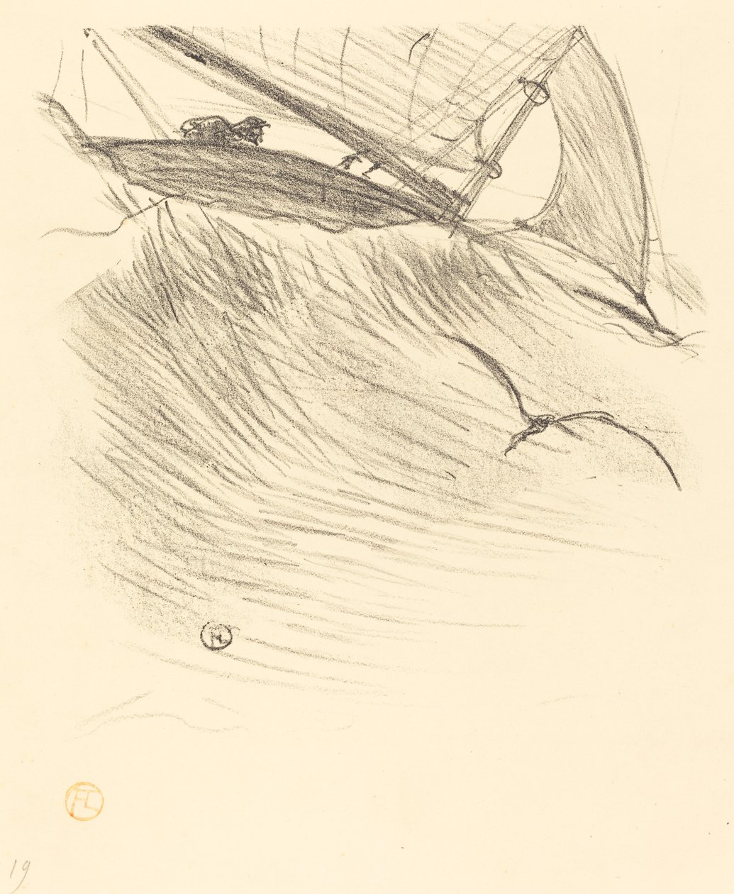 Die Seeschwalben von Henri de Toulouse Lautrec
