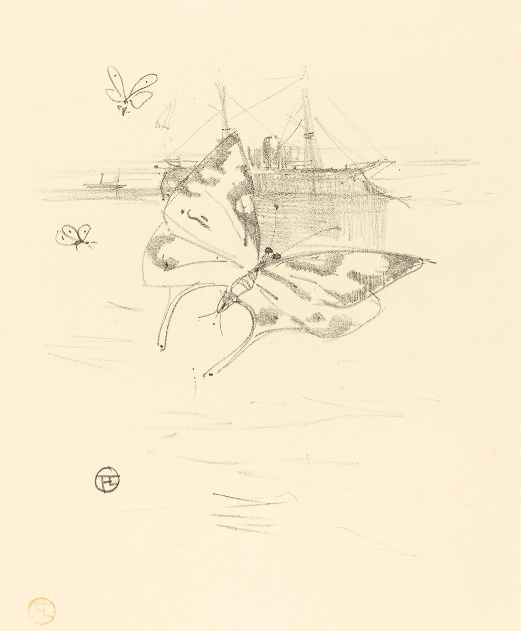 Die Schmetterlinge, 1895 von Henri de Toulouse Lautrec