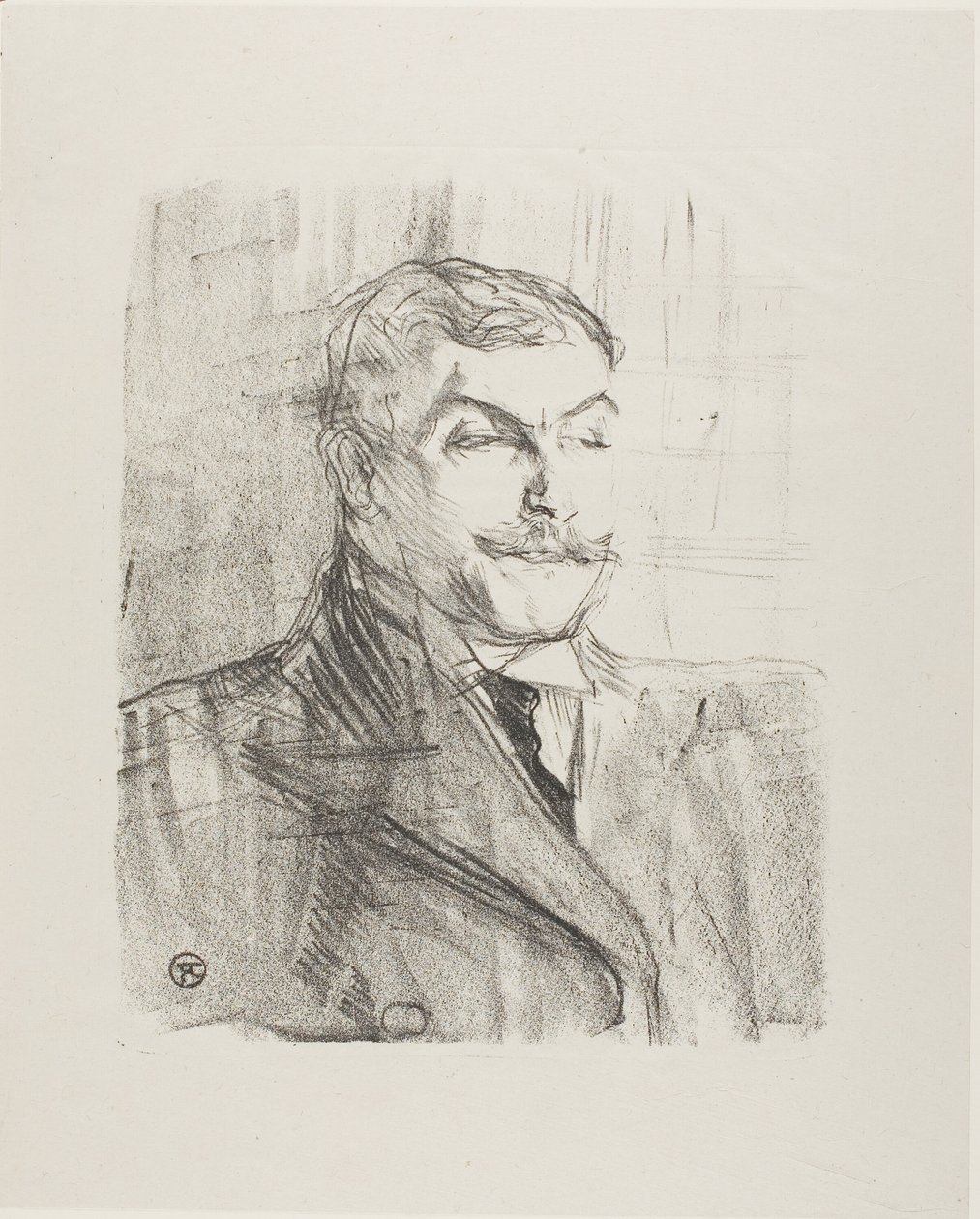 Lucien Guitry, aus Treize Lithographies von Henri de Toulouse Lautrec